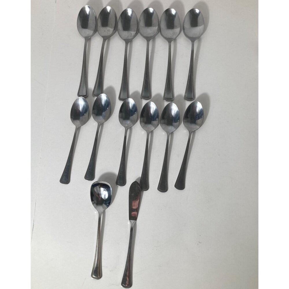 14 Piece 1881 Rogers‎ Oneida Ltd Flatware 6 Tbs 6tsp jam spoon butterknife